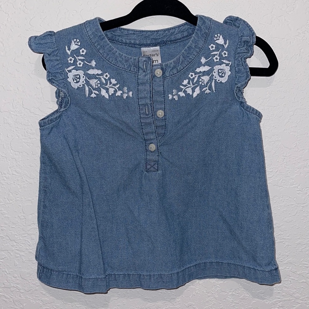 Carter’s Baby Chambray Sleeveless Top